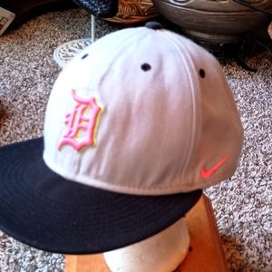 Letter "D" embroidered on Nike True cap